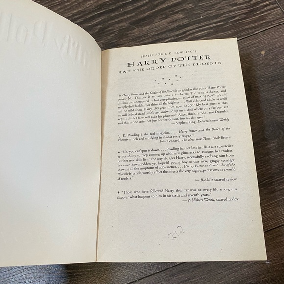 Harry Potter and the Order of the Phoenix by J. K. Rowling, Paperback Book - Picture 3 of 5
